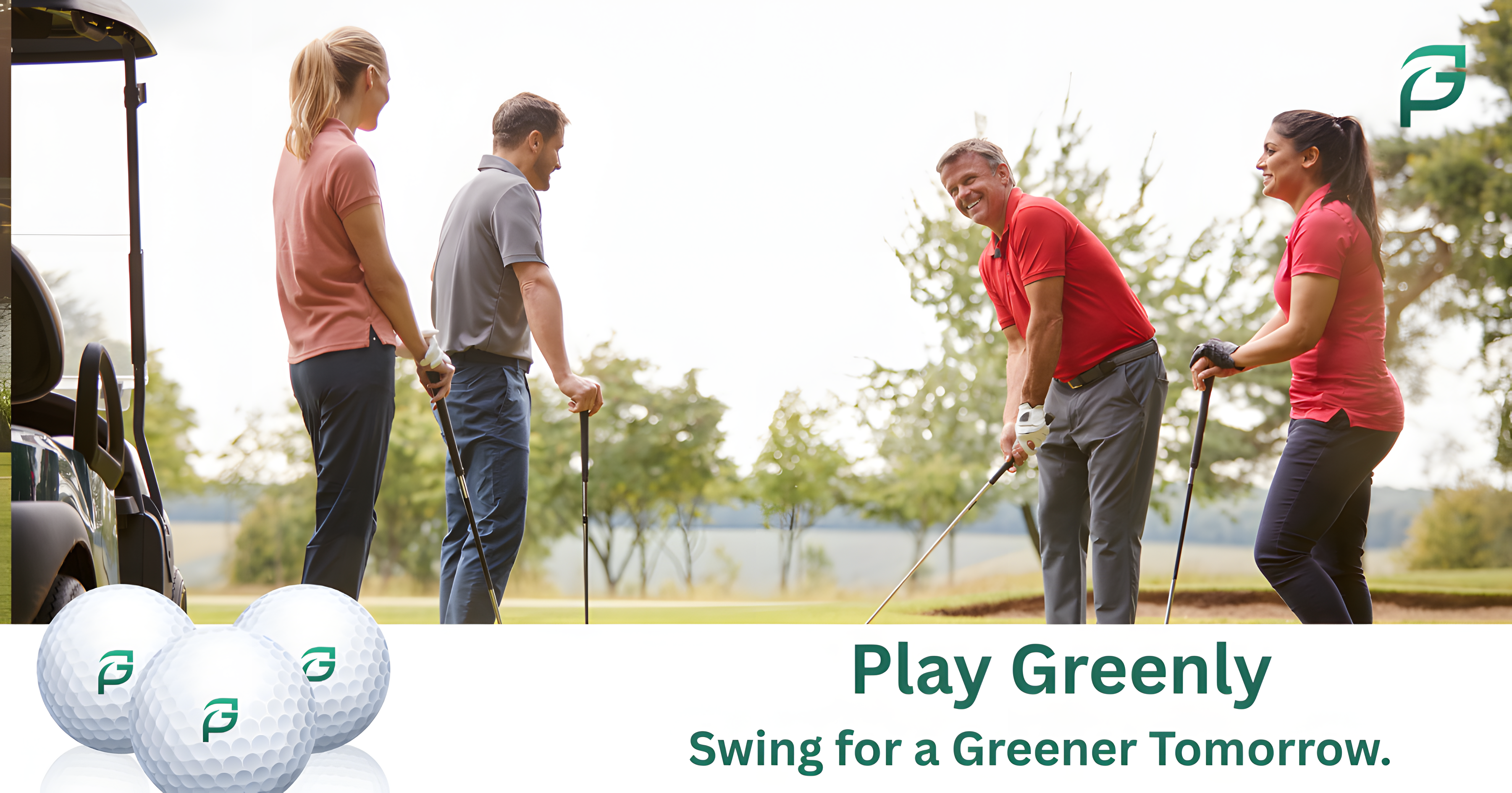 Golfer holding a club